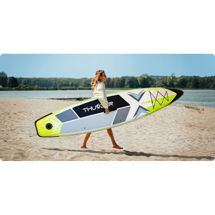 Надувна SUP-дошка для плавання з сидінням, 320 см, повний комплект