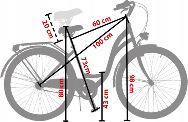 Міський велосипед Kozbike 26K36-S1CZ/KM/W, рама 18 дюймів, колеса 26