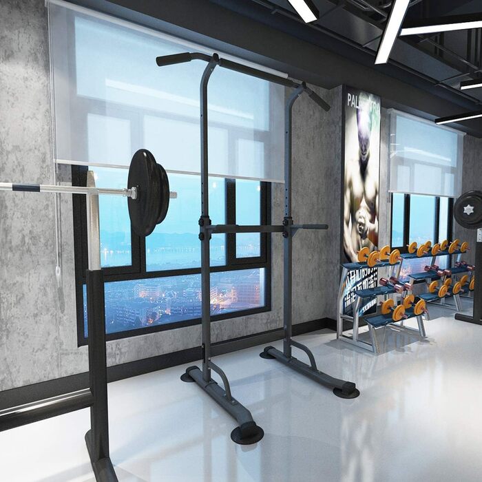 Станція для віджимань, підтягувань та силових тренувань Sogesfurniture Turm – чорна