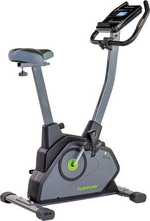 Велотренажер Tunturi Cardio Fit E35 з датчиком пульсу, LCD-дисплеєм та тримачем для планшета — для домашніх тренувань, реабілітації та початківців