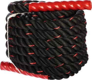 Тренажер Battle Rope (Бойове Канат) для фітнесу - 9м, 12м, 15м - з неслизькими ручками - для дому та спортзалу