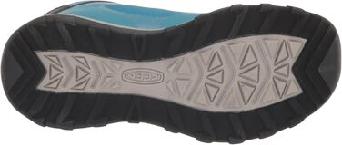 KEEN Wanduro Mid - Водонепроникні дитячі черевики для хайкінгу, Fjord Blue/Fuchsia/Purple, 38 EU