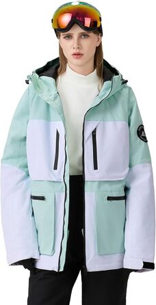 Комплект гірськолижний HOTIAN Daen: куртка та штани, водонепроникний, вітронепроникний, для сноубордингу та лижного спорту (M, 167 GR+WT)