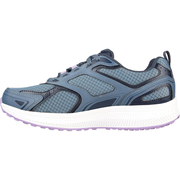 Кросівки жіночі Skechers Go Run Consistent сині шкіряні з фіолетовою окантовкою 36.5 EU