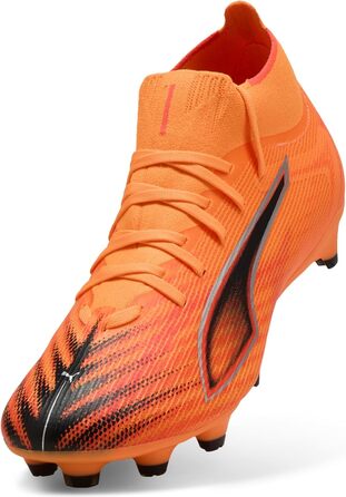 Жіночі футбольні бутси PUMA Ultra 6 Match+ Fg/Ag, кольори: блакитний, білий, червоний, чорний (42 EU)