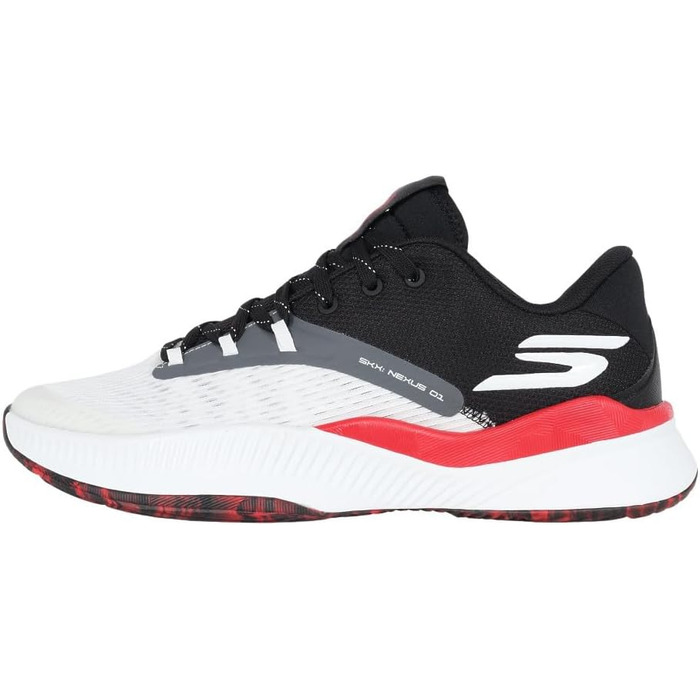 Кросівки Skechers Nexus для чоловіків, баскетбольні, сірі та зелені (48.5 EU, білий, чорний, червоний)