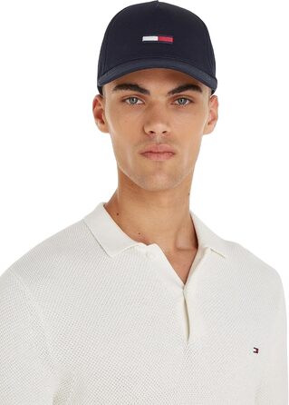 Кепка Tommy Jeans Unisex TJU Flag Basecap, синя, універсальний розмір
