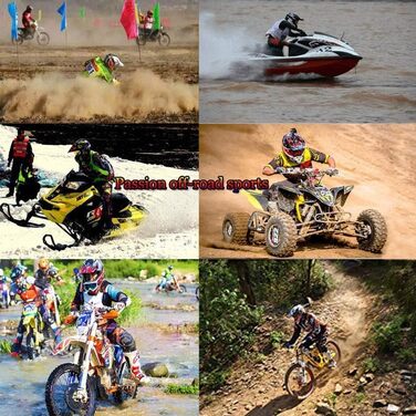 Шолом мотокрос MTB повний, для дітей та дорослих, з окулярами та рукавичками, білий (M 54~55см)