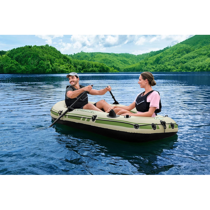 Надувний човен Bestway Hydro-Force Voyager X2 232×118×37 см комплект