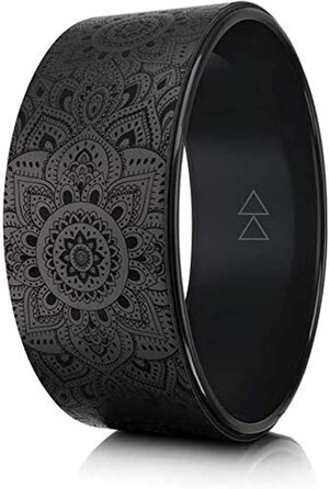Йога-колесо Yoga Design Lab Mandala Night, міцне, екологічне, для глибокої розтяжки та виправлення постави