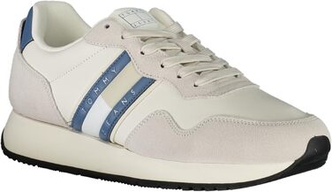 Чоловічі кросівки Tommy Hilfiger - білі спортивні (45 EU, Grey Stratus Grey)