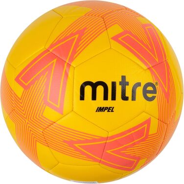 М'яч футбольний Mitre Impel L30P Yellow/Tangerine/Black - для тренувань та гри