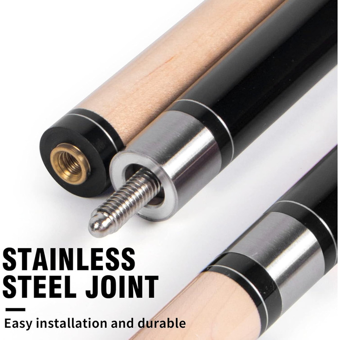 AKLOT Pool Queue: професійні кийки для більярду з канадського клена, 58 дюймів, 18/19/20/21 oz