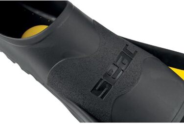 Ласти Seac Fuga для фрідайвінгу, снорклінгу та дайвінгу, дорослі, закритий тип, жовті, Made in Italy, 40/41