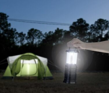 Semptec Ліхтарі для виживання Urban Survival Technology: Набір 2 шт. LED кемпінгові ліхтарі, зарядка від динамо, сонячної батареї та USB (ліхтарі-кришки, ліхтарі на ручку, power bank)