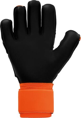 Воротарські рукавички Uhlsport Super Resist+ HN для підлітків, неон-оранжеві/чорні/білі, розмір 9, унісекс