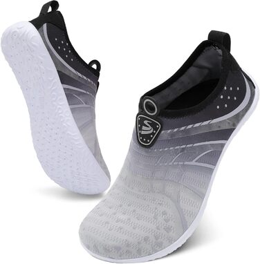 Водні шкарпетки Spesoul для жінок та чоловіків: дихаючі, швидковисихаючі, м'які, для хаду, піших прогулянок, плавання, пляжу, серфінгу, йоги, спорту (38.5/40.5 EU, Al Jiao Blgrey)