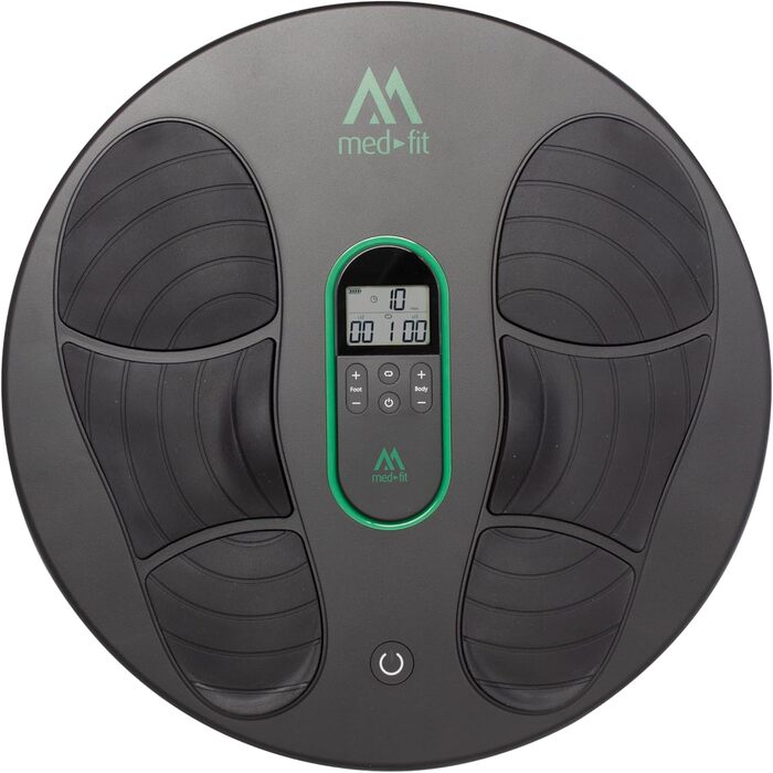 Масажер для ніг TENS та EMS Medi-Boost | Зменшує набряки, Plantarfasciitis, артрит, болі в ногах та спині | Медичний сертифікат
