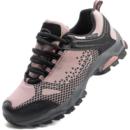 Водонепроникні трекінгові черевики для чоловіків та жінок. Легкі туристичні черевики для хайкінгу, розміри 38-46 EU, колір рожевий