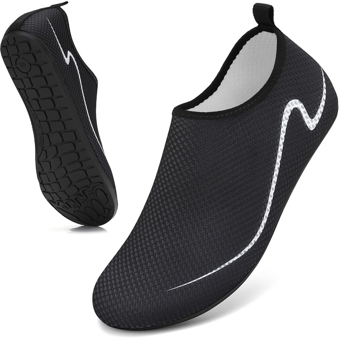 Чоловічі та жіночі шкарпетки для плавання та водних видів спорту, швидковисихаючі, антиковзкі, розмір 34-47, чорний W993