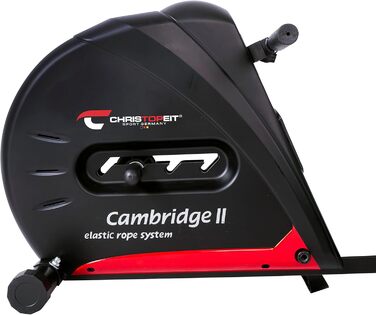 Гребний тренажер Christopeit Sport Cambridge II Black, чорний, домашній, індивідуальний