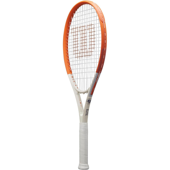 Тенісна ракетка Wilson Roland-Garros Elite для дорослих (4-1/4 дюйми) Marineblau / Weiß