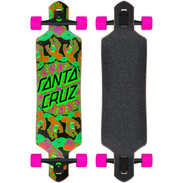 Скейтборд Santa Cruz Mandala Hand 9.0x36 Drop Thru, багатобарвний, стандарт