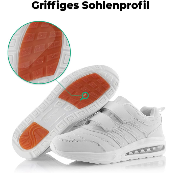 Кросівки для бігу жіночі/чоловічі з амортизацією, легкі спортивні взуття (46 EU, білий)