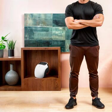 Електричний масажер для ніг GLOBAL RELAX VITALZEN SLIM з шиацу, розминанням і прогрівом, для поліпшення кровообігу та зняття болю, інтуїтивне керування