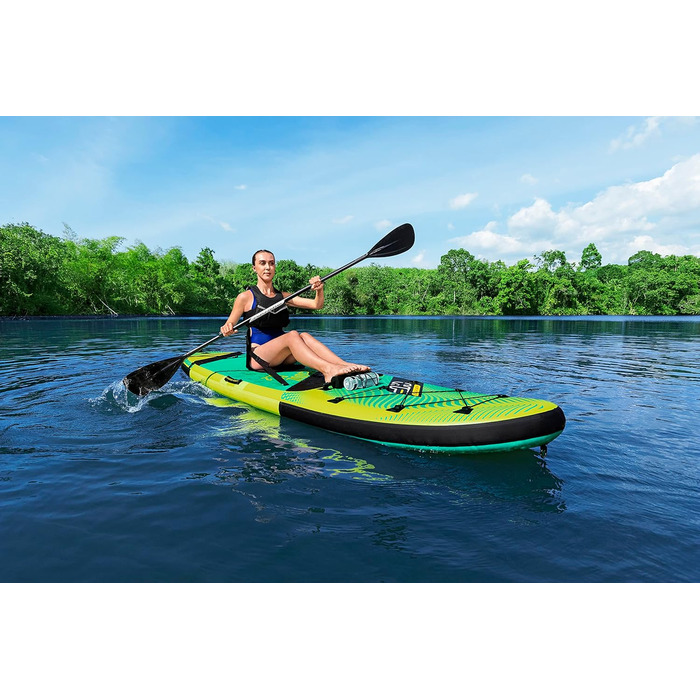 SUP дошка Bestway Hydro-Force Freesoul Tech 340x89x15 см, комплект для турингу