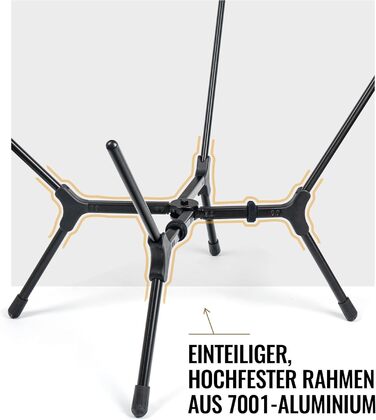 Складний туристичний стілець OneTigris OASISFLEX: міцний, легкий, з кишенями для відпочинку на природі та риболовлі (Kojote Brown)