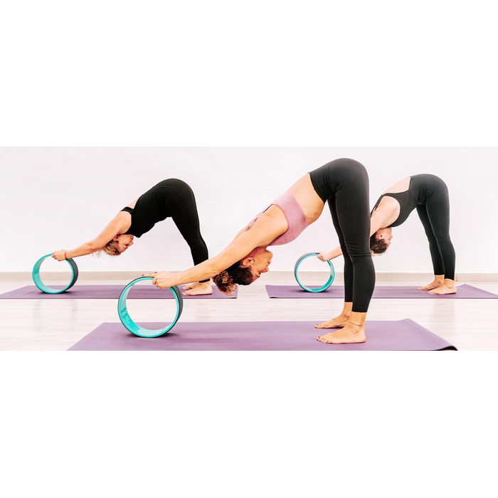 Килимок для йоги Exerz Yoga Rad 33x14 см, чорний - для пілатесу та розтяжки