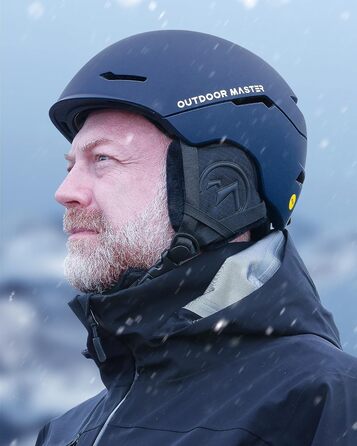 Шолом для сноуборду та лиж OutdoorMaster ELK MIPS для чоловіків, жінок і підлітків, захисний шолом для зимових видів спорту