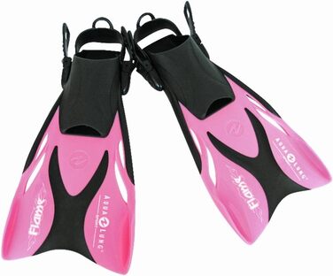 Дитячі плавальні ласти Aqua Lung Sport Flame Junior рожеві 33-36 для плавання та снорклінгу