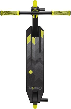 Трюковий самокат Globber GS 540, чорний/жовтий, для дітей від 8 років