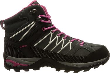 Черевики трекінгові жіночі CMP Rigel Mid WP, сіро-фуксія-айс, 43
