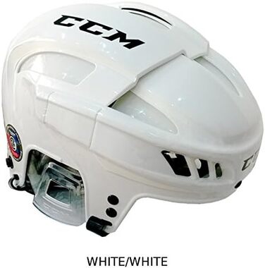 Хокейний шолом CCM Fitlite 80 Combo Senior білий, розмір S