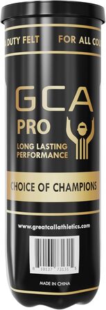 М'ячі для падел-тенісу Great Call Athletics Pro Tournament, 3 шт. - професійна якість, для ракет 4