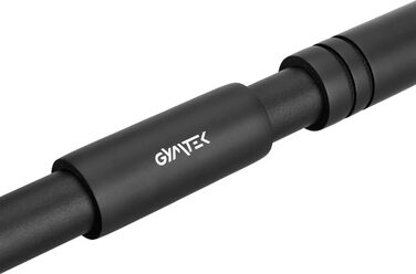 Кімнатна турнік Gymtek для дверних прорізів 70-100 см - для домашнього фітнесу, силових тренувань, чорний