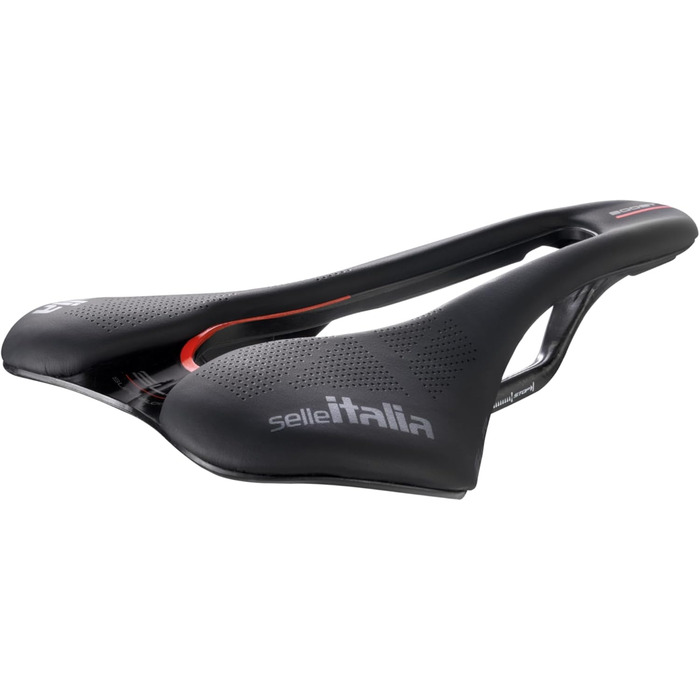 Сідло велосипедне Selle Italia SLR Boost Kit Carbonio Superflow, 145×248 мм, чорне, карбон