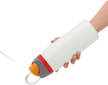 32oz ізольована пляшка для води з нержавіючої сталі зі зручною трубочкою, термос, для спорту, подорожей та авто, BPA-free, не протікає, молочно-біла