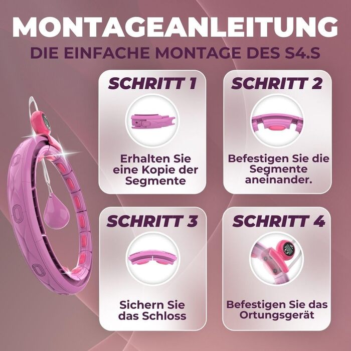 Розумний хулахуп Swiss Activa+ S2 XXL для схуднення та фітнесу дорослим