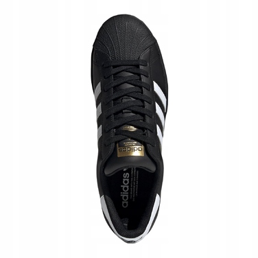 Кросівки adidas Superstar чорні/білі EG4959 шкіряні, розмір 40 2/3