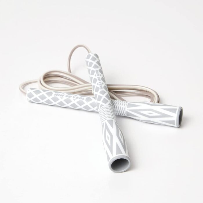 Скакалка для фітнесу Springseil – легкий, регульований, без заплутування, чудове керування канатом для кардіо-боксу, кросфіту, тренувань будь-якого віку та статі (спеціальний люкс, розкішний сірий колір)