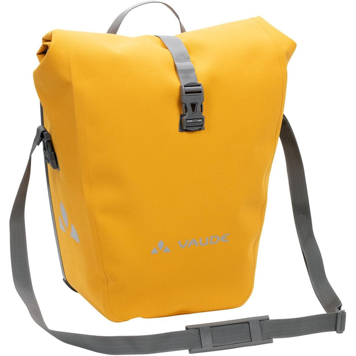 Велосипедна сумка VAUDE Aqua Back Deluxe Single 24л, водонепроникна, на багажник, жовта, Німеччина