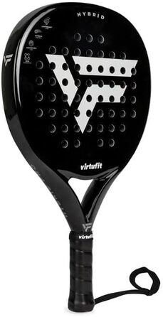 Плече ракетки для падел-тенісу VirtuFit Control: гібрид для початківців та досвідчених гравців, білий/срібний (Fusion Pro)