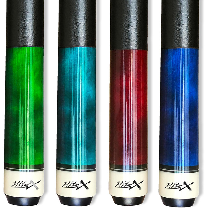 Набір з 4-х київ для більярду 'Tai ba cues', 58'', канадський клен, наконечник 13mm, вага 19oz-20oz, професійний