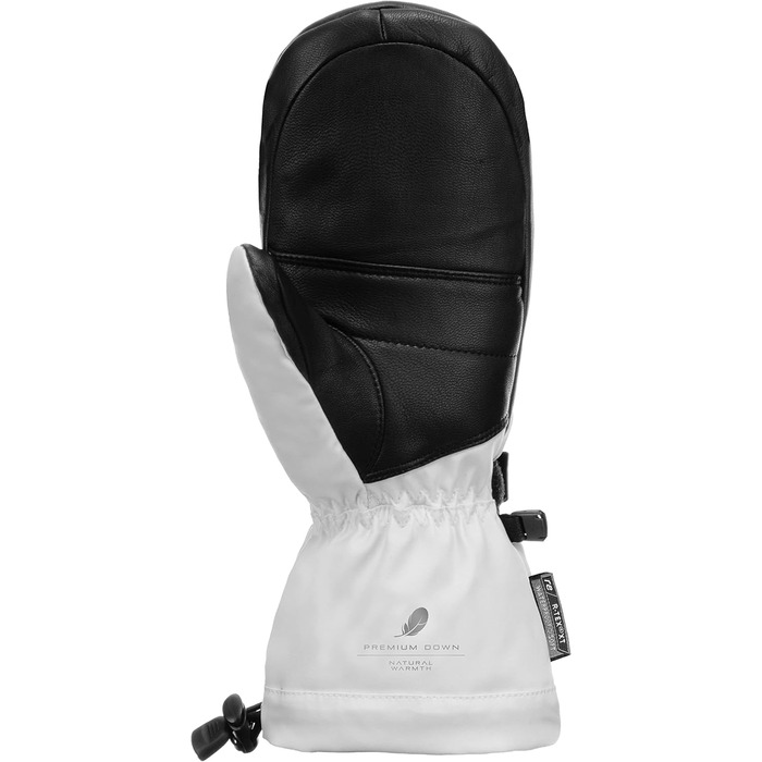 Жіночі лижні рукавиці Reusch Nadia R-Tex XT з пуховою ізоляцією та водонепроникною мембраною, дуже теплі зимові рукавички для сноуборду та катання на лижах, чорні, розмір 6