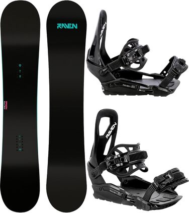 Сноуборд RAVEN Pure Mint 139 см + кріплення s230 Black/Violet - комплект