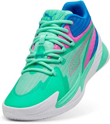 Кросівки баскетбольні PUMA Dagger (44 EU, Green Glimmer Pure Magenta)